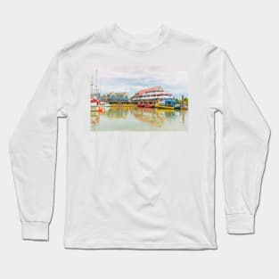 Whale Watching Tour Group Steveston, British Columbia Long Sleeve T-Shirt